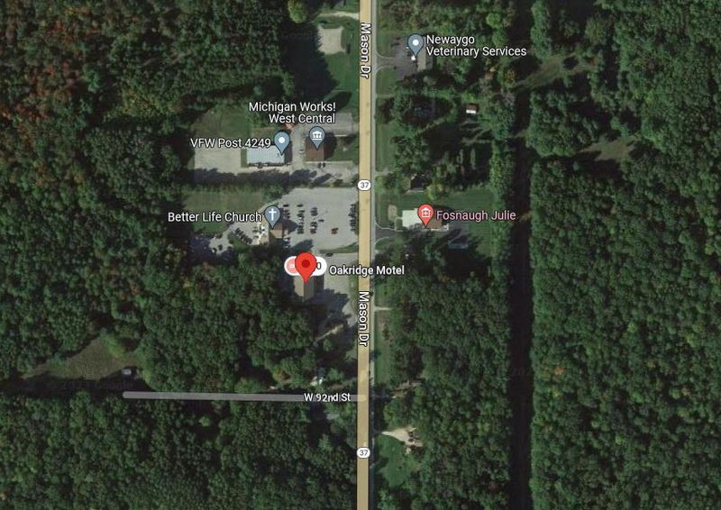 Oakridge Motel (Cronks) - Aerial Map